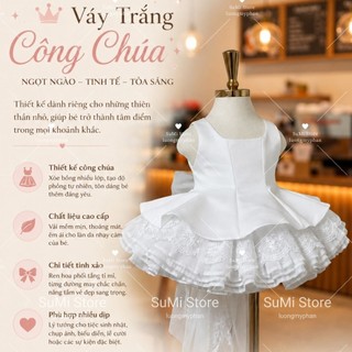 Váy công chúa bé gái Triệu Lộ Tư phiên bản nhí -[ Tặng Nơ Cài đuôi váy ] công chúa cho bé