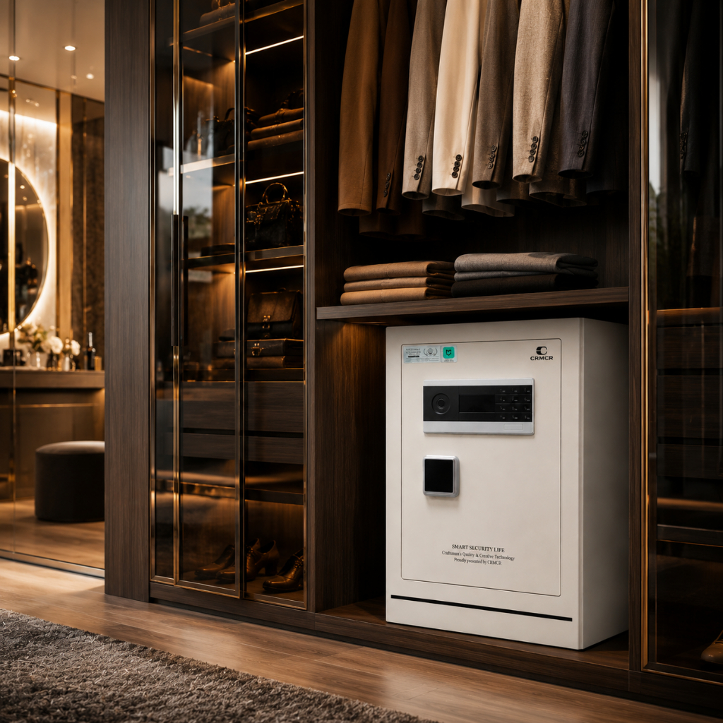 Két Sắt Nhập Khẩu Thông Minh Xiaomi CRMCR 55LE Vân Tay Điện Tử, Kết Nối App Xiaomi Home, Báo Động Chống Trộm