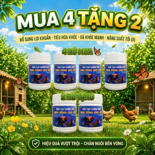 Mua 2 tặng 1 men sống cao cấp 500g bổ sung lợi khuẩn đường ruột kích thích tiêu hóa, phòng tiêu chảy