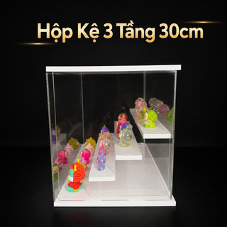 [HK]Hộp Kệ Tủ Mica Trưng Bày Mô Hình - Kệ Mica Trưng Bày Chống Bụi Trưng Bày Figure, Popmart, Gundam, Lego, Blind Box