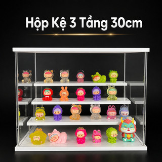 [HK]Hộp Kệ Tủ Mica Trưng Bày Mô Hình - Kệ Mica Trưng Bày Chống Bụi Trưng Bày Figure, Popmart, Gundam, Lego, Blind Box