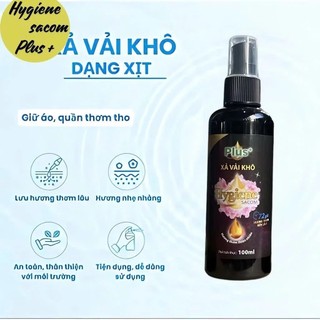 Combo 3 Chai Xịt Xả Vải Khô Hygiene 100ml Làm Thơm Quần Áo Lưu Hương Lâu 2-3 Ngày Hương Nước Hoa