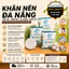Combo 5 Khăn Tắm Nén Du Lịch Giấy Nén Dùng 1 Lần Tiện Dụng Thấm Hút Nhanh Tiện Lợi 70x140cm