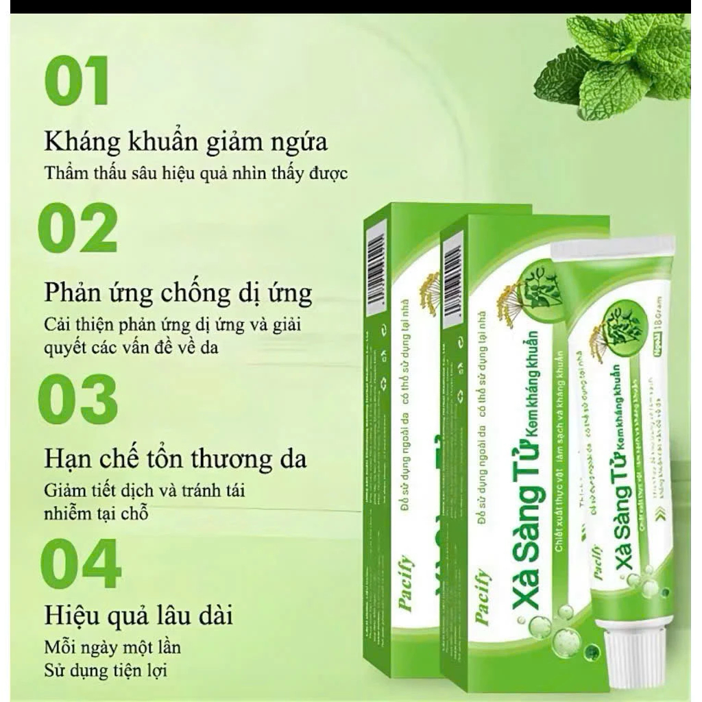 XÀ SÀNG TỬ – Hỗ trợ giảm ngứa,dịu viêm da,thích hợp cho da dễ kích ứng,nấm,vảy nến hắc lào lang ben