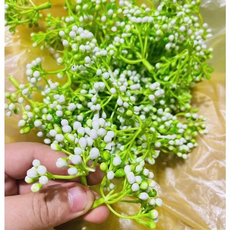100g cỏ điểm đã bỏ gọng,điểm hoa sáp,hoa lụa,oản siêu xinh