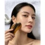 Dụng Cụ Massage Mặt Sừng Bò Châu Phi Tự Nhiên - Gua Sha Tam Giác Nâng Cơ, Hỗ Trợ Lưu Thông Máu, Thư Giãn Da Mặt