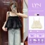 | LYN WEAR | (HOẢ TỐC ) Áo 2 dây babydoll phối ren thắt nơ dáng xoè đi biển du lịch mùa hè