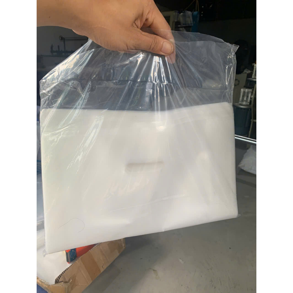 Túi PE Hạt Xoài-size 35cm x 45cm-Đựng Khay Ly-Khay 4 ô- 6 ô-Hàng Nguyên Sinh Không Mùi