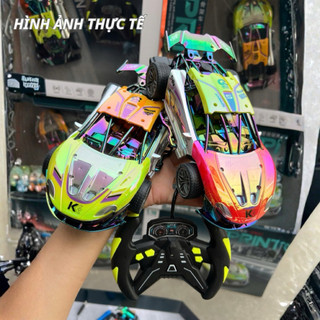 Điều Khiển Từ Xa Drift Thể Thao Kèm Vô Lăng Có Đèn Khói, Ô Tô Điều Khiển Từ Xa Cho Bé, Qùa tặng cho bé
