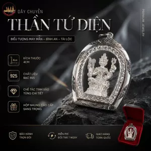 VẬT TRANG TRÍ MẶT DÂY CHUYỀN BẠC ĐÍNH ĐÁ SANG TRỌNG PHÙ HỢP MỌI TRANG PHỤC