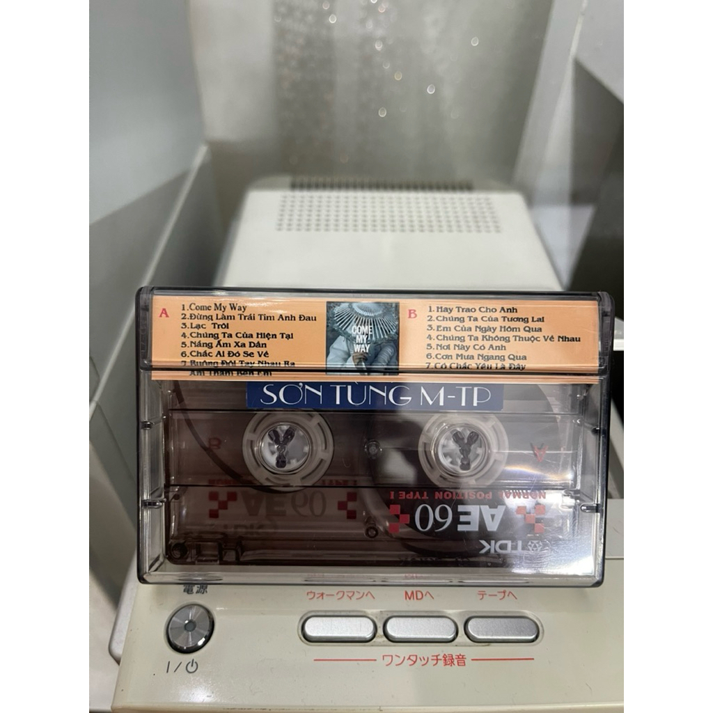 Băng Cassette Sơn Tùng MTP - Come My Way - Đừng Làm Trái Tim Anh Đau