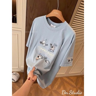 PHẠM THÙY SHOP: ÁO PHÔNG CHÓ MÀU XANH DƯƠNG MÁT RƯỢI FORM RỘNG