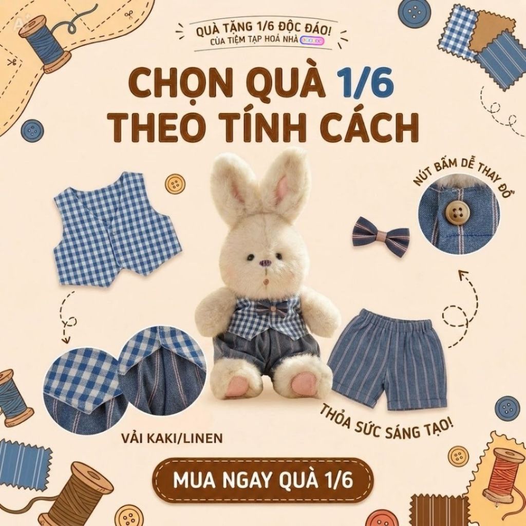 Gấu Bông Thỏ Mặc Quần Áo Vest Siêu Đáng Yêu, Thỏ Bông Màu Lông Phai Bẩn Đặc Biệt Quà Tặng Cao Cấp Cho Bé,Bạn Gái