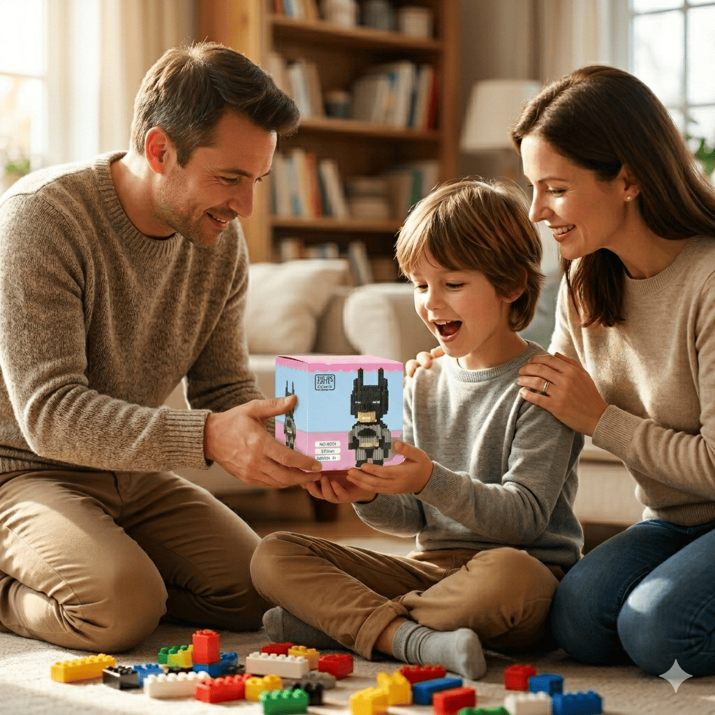 Đồ Chơi Trí Tuệ Lắp Ghép Mini Siêu Anh Hùng , Đồ Chơi Cho Bé, Quà Tặng Cho Bé