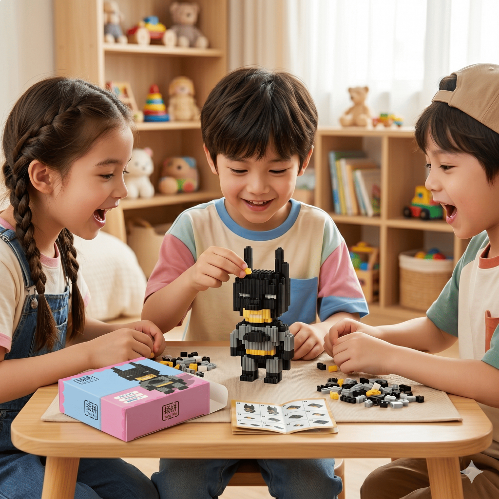 Đồ Chơi Trí Tuệ Lắp Ghép Mini Siêu Anh Hùng , Đồ Chơi Cho Bé, Quà Tặng Cho Bé
