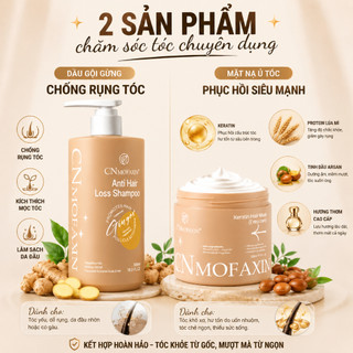 Combo Chăm sóc tóc Ngăn rụng tóc hiệu quả, tóc chắc khỏe & suôn mượt CNMOFAXIN 480ml+500ml