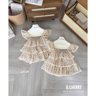 Áo Bèo Tầng Chấm Bi Khánh Lê