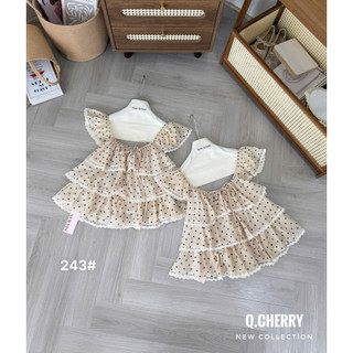 Áo Bèo Tầng Chấm Bi Khánh Lê