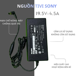 Adapter Nguồn TV Sony 19.5V 4.5A Chính Hãng Chất Lượng Cao - Dùng Cho Tivi Sony 40 inch 43 inch Jack Kim Trong