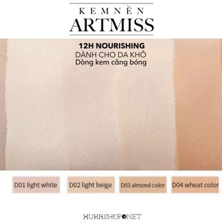 Kem Nền ARTMISS 12H Soft Matte Longwear Foundation Che Phủ Tự Nhiên, Bền Màu40ml