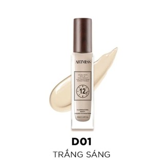 Kem Nền ARTMISS 12H Soft Matte Longwear Foundation Che Phủ Tự Nhiên, Bền Màu40ml