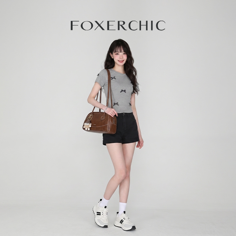 FOXERCHIC Giày Thể Thao Nữ Kháng Khuẩn Và Khử Mùi Mềm Mại Tăng Chiều Cao 5cm Chống Sốc Sneakers