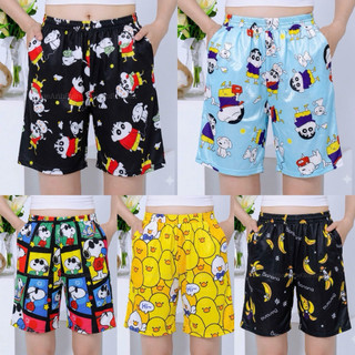 Mẫu Mới Quần Short Lững Cartoon Hoạt Hình hoạ tiết dễ thương cute Quần đùi mùa hè thun cotton Unisex nam nữ TUEANHSTORE
