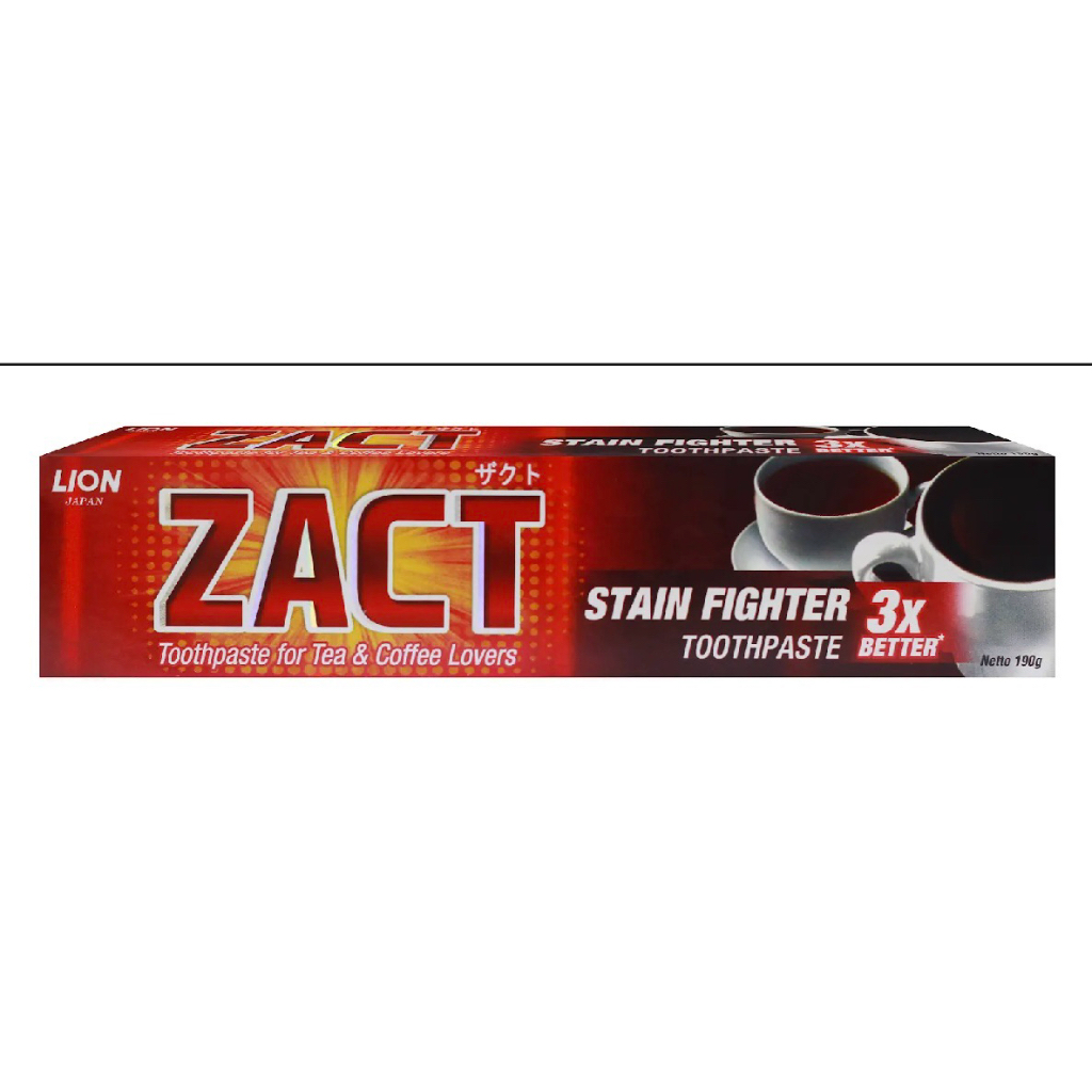 Kem Tẩy Trắng răng ZACT 190g - Tẩy vế Ố Trà Cafe trên răng - Mùi Hôi Miệng do thuốc