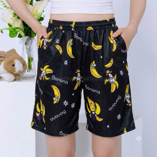 Mẫu Mới Quần Short Lững Cartoon Hoạt Hình hoạ tiết dễ thương cute Quần đùi mùa hè thun cotton Unisex nam nữ TUEANHSTORE