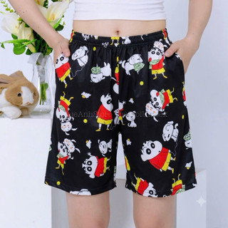 Mẫu Mới Quần Short Lững Cartoon Hoạt Hình hoạ tiết dễ thương cute Quần đùi mùa hè thun cotton Unisex nam nữ TUEANHSTORE