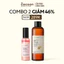 Combo Nước tẩy trang bí đao 500ml & Tinh chất xịt dưỡng sen Hậu Giang Cocoon 100ml