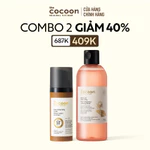 [MUA 2 GIẢM 41%] Combo 1 Kem chống nắng bí đao Cocoon 50ml + nước sen Hậu Giang 310ml — ảnh 1
