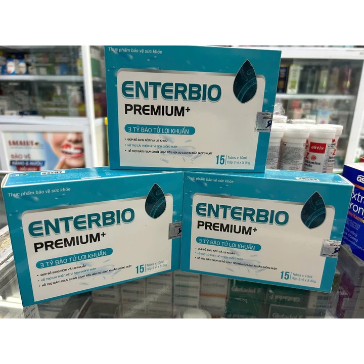 Men tiêu hoá Enterbio Premium+ bổ sung lợi khuẩn giúp cân bằng hệ tiêu hoá, ăn ngon