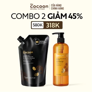 Combo Gel tắm đường thốt nốt An Giang 500ml & Túi refill tẩy da chết cơ thể 600ml
