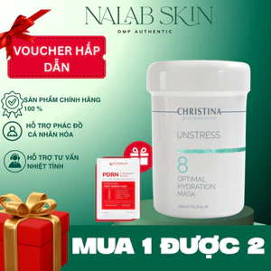 Mặt Nạ Dưỡng Ẩm, Làm Dịu và Phục Hồi Da Christina Unstress 8 Optimal Hydration Mask 250ml