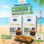 Thanh Gạo Lứt Vị Rong Biển Yumvita - 2 Hộp 10 Thanh 200g Ăn Vặt Dinh Dưỡng Healthy