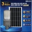 Đèn đường bàn chải năng lượng mặt trời KOHAWA 600W - chip led mới nhất 5054 - tiêu chuẩn chống nước IP68