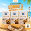 Thanh Gạo Lứt Vị Chà Bông Yumvita - 3 Hộp 10 Thanh 200g Ăn Vặt Dinh Dưỡng Lành Mạnh