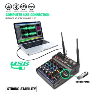 Mixer Chỉnh Nhạc G4 Phiên Bản 12 Kênh, 4 Đường Mono Và 3 Đường Stereo, Hiệu Ứng Kỹ Thuật Số Bộ Xử Lý Eq X-Pressive