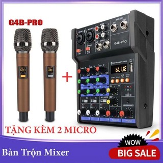 Mixer G4 Phiên Bản 12 Kênh, 4 Đường Mono Và 3 Đường Stereo, Đem Lại Hiệu Ứng Âm Thanh Xuất Sắc Nhất.