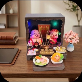 Tủ thờ Thần Tài Để Bàn. Tủ Thờ Mini Lưu Ý kích thước