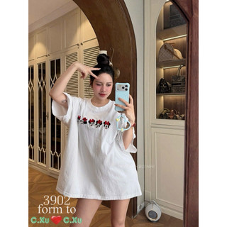Áo Phông Trắng Thêu 5 Mickey KAB