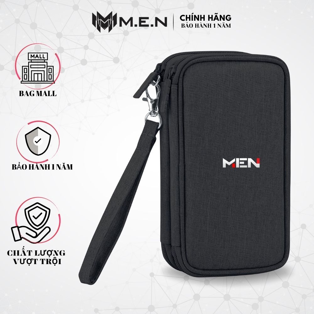 Túi đựng phụ kiện dây sạc pin dự phòng cao cấp có móc treo siêu bền XuZu V45 {VIDEO THẬT}