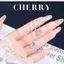 Dây chuyền thiên nga titan mặt đá nhiều màu CHERRY JEWELRY, Vòng cổ bạc nữ Swan cao cấp không gỉ
