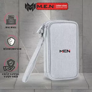 Ví đưng phụ kiện dự phòng M.E.N cao cấp có móc treo thời trang H991