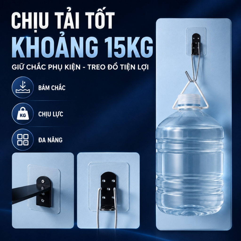 Băng Keo 2 Mặt Siêu Dính Nano Trong Suốt 3cm*3m, Băng Dính Dán Tường Dễ Tháo Gỡ Tiện Lợi