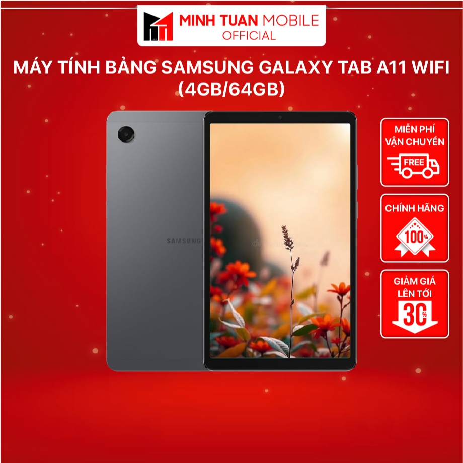 Máy Tính Bảng Samsung Tab A11 Wifi (4GB/64GB) - Hàng Chính Hãng