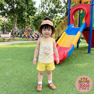 Bộ hai dây bé gái thun lạnh size 5-16kg