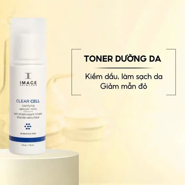 H44_Nước Cân Bằng Da Image Skincare Clear Cell Clarifying Salicylic Tonic 118ml