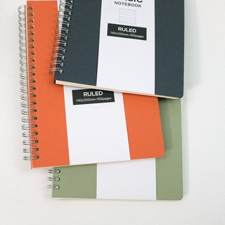 Sổ tay ghi chép phong cách tối giản - basic notebook khổ A5 giấy 80gsm không lem gia công tỉ mỉ++++